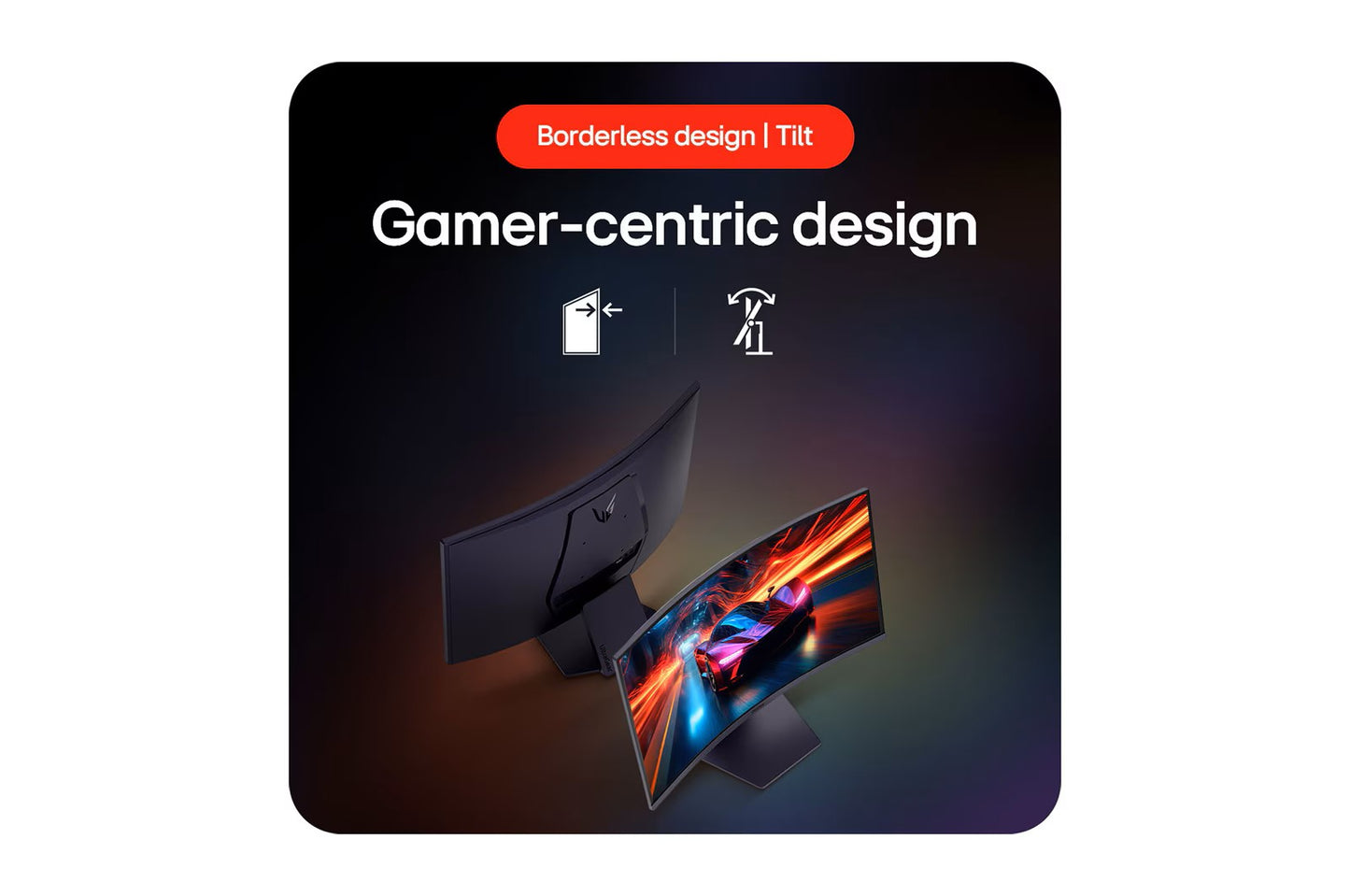 LG MONITOR Gaming UltraGear 27" QHD Curvo 27GS60QC-B HDMI/DisplayPort 180Hz